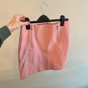 LOFT Pink Mini Skirt